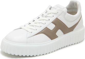 Hogan H-Stripes Allacciato H Spezzata - Heren - Sneakers - Wit - 40 1/2 EU - Leer - Schoenen