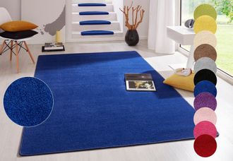 Hanse Home Teppich »Fancy« rechteckig 7 mm Höhe Kurzflor, Läufer, uni, gekettelt, Wohnzimmer, Schlafzimmer, Esszimmer