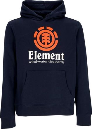 Element Verticale Hoodie Eclipse Navy - Heren - Hoodies - Blauw - S - Katoen - Hoodies & sweatvesten