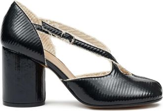 Maison Margiela 80 mm Tabi pumps - Zwart