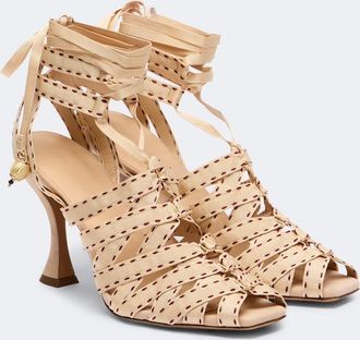 Zimmermann Sandalias Corsage de lona