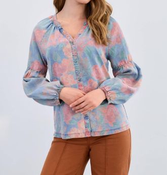 FDJ Hill Button Down Shirt In Primrose