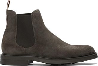 Rolando Sturlini Grijze Enkellaarzen voor Mannen - Heren - Chelseaboots - Grijs - 43 EU - Leer - Schoenen