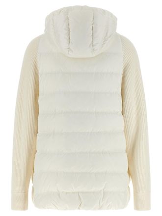Brunello Cucinelli Womens White Polyester Full-Length Jacket Clothing