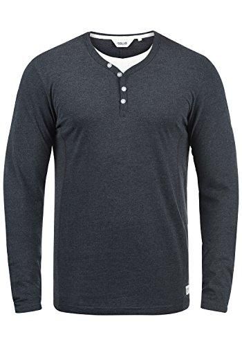 DAVID ARCHY Lot De 3 T-shirts à Manches Longues Coton Peigné Col Et Poignets Côtelés Pour Homme