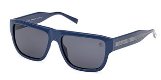 Timberland TB9337 Polarized 92D Mens Sunglasses Blue Size 58