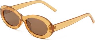 Generic Small Frame Women Sunglasses Vacation Men Commuter Sports Sun Glasses(Orange)