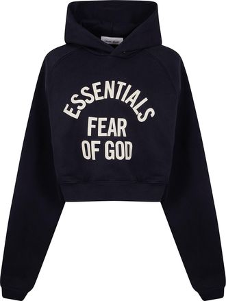Fear of God WomenS Campus 90S Cropped Raglan Hoodie