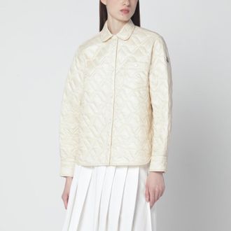 Moncler Beige quilted shirt