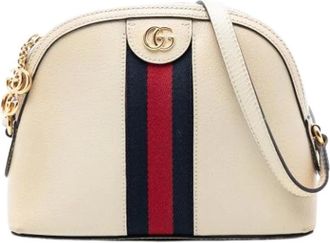 Gucci Pre-owned Cross Body Bags, female, White, Size: ONE SIZE Pre-owned Vintage Crossbody Bag