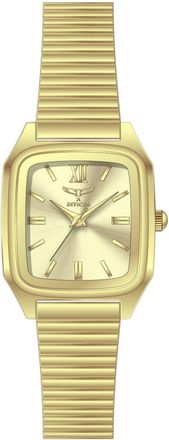 Invicta Celestial 69085 Dames Horloge - Quartz Uurwerk - Roestvrij Staal met gouden Wijzerplaat - 22mm