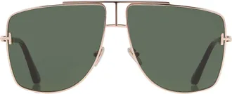 Tom Ford Eliott-02 Dark Green Pilot Unisex Sunglasses FT1307 28N 59