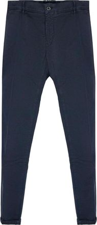 Incotex Stretch slim-fit broek - Blauw
