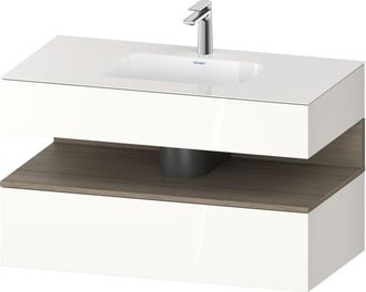 Duravit Qatego Lavabo Encastrado Con Base De Lavabo Consola, - Duravit