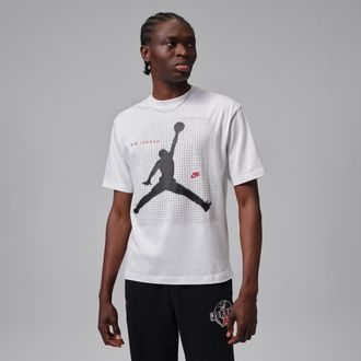 Nike Jordan Mens Jordan Graphic T-Shirt in White | IF3073-100