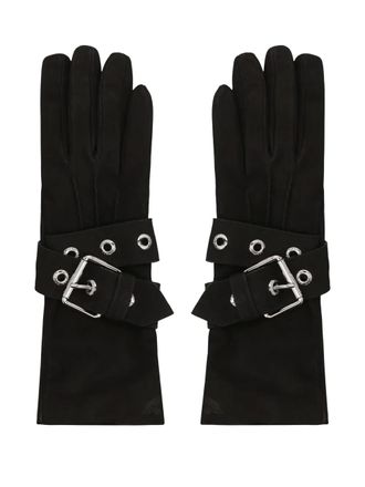 Vivienne Westwood Guanti con fibbia - Nero