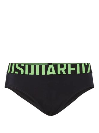 Dsquared2 logo swim trunks - Black