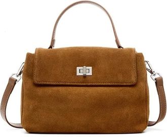 Generic Crossbody Bag, Compatible For Women, Single-Shoulder Genuine Leather(Caramel Brown)