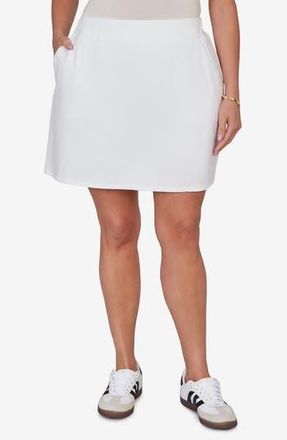 Ruby Rd. French Terry Pull On Skort in White at Nordstrom Rack, Size 1 X