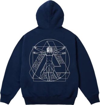 Palace Paltruvian Tri Hoodie Navy P30HD046
