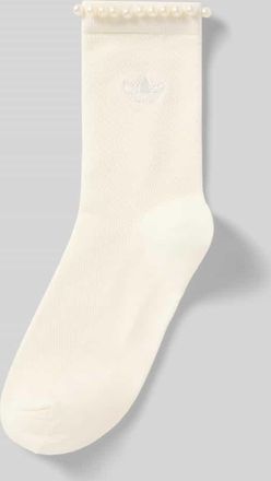 adidas Originals Socken mit Zierperlen Modell PEARLS in Weiss, Gr&ouml;&szlig;e 34-36
