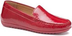 Johnston & Murphy Melanie Venetian Loafer in Red Crinkled Patent Leather at Nordstrom Rack, Size 6