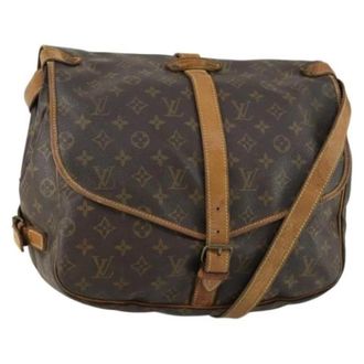 Louis Vuitton Pre-owned Vintage Canvas Crossbody Tas - Dames - Pre-owned - Bruin - Maat: ONE Size