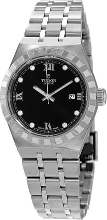 Tudor Royal Automatic Diamond Black Dial Watch M28300-0004