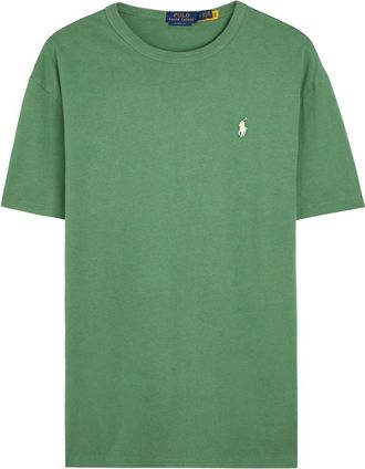 Polo Ralph Lauren Logo-embroidered Cotton T-shirt - Green - Xxl