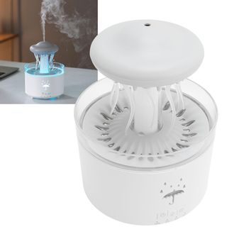 Infinite Humidificador De 300 Ml Con Difusor Giratorio Para Aceites Esenciales, Iluminaci&oacute;n Led De 7 Colores, Funci&oacute;n De Temporizador Para El Dormitorio, Enchu