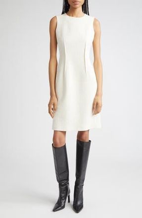 Lafayette 148 New York Harpson Sleeveless Tweed Sheath Dress in Cloud at Nordstrom Rack, Size 6