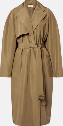 The Row Amapola silk trench coat