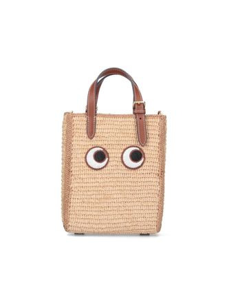 Anya Hindmarch N/S Eyes Tote Bag - Cream