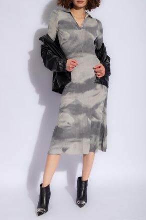 Diesel M-BRIDGE Wool Dress, Womens, Grey