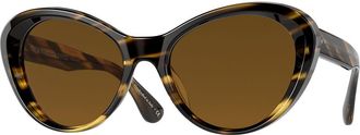 Oliver Peoples OV5420SU Zarene Polarized 100383 Womens Sunglasses Tortoiseshell Size 55