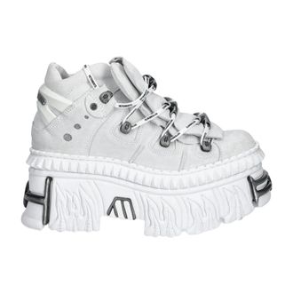 VETEMENTS Fire Platform Sneakers - Dames - Schoenen - Wit - Maat: 41 EU Leer