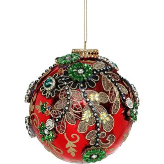 Mark Roberts Kings Jewel Ball Ornament, Red at Nordstrom
