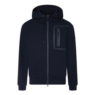 Peuterey Zip-throughs, male, Blue, Size: L Parker Jacket