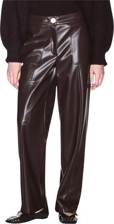 A|X Armani Exchange Broeken, Dames, Bruin, XS, Leer, SD Broeken Xw 002475