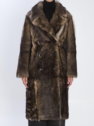 Yves Salomon Lamb Fur Coat