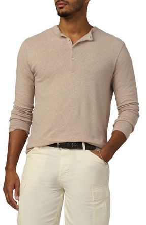 Joe's Long Sleeve Henley in Plaza Taupe at Nordstrom, Size Xx-Large