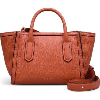 Radley London The Amelie Small Ziptop Satchel Bag in Terracotta at Nordstrom