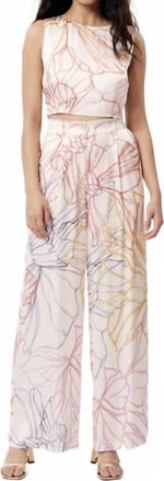 FRNCH Pastel Sketch Lola Top In White