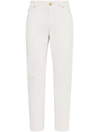 Brunello Cucinelli Jeans met toelopende pijpen - Beige
