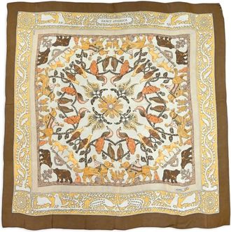Hermès Foulard in seta 1990-2000 - Toni neutri