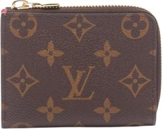 Louis Vuitton Pre-owned Vintage Monogram Coin Purse - Dames - Vintage Accessoires - Bruin - ONE Size - Leer - Vintage