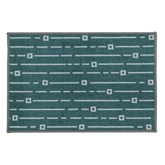 TJ Hughes Savio Indoor Mat - Teal 40x60cm - TJ Hughes Green