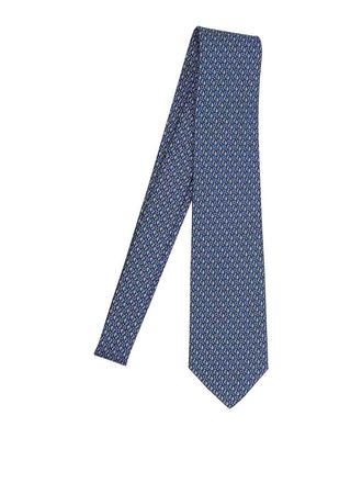 Ferragamo Silk equestre print tie
