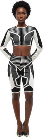 Balmain BlackWhite Stripes Shorts