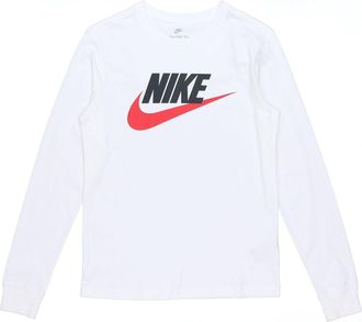 Nike Sportswear Futura Icon Logo Printed Casual Collar Long Sleeved Male White CI6292-102